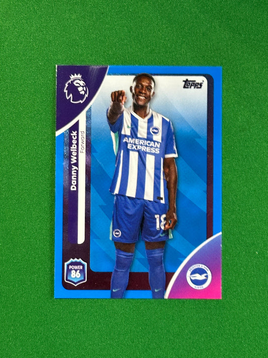 Danny Wellbeck Blue Parallel Base - Topps Premier League 2026