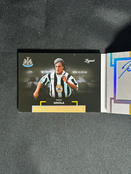 David Ginola Autograph Booklet 9/25 - DAKA Newcastle 2024