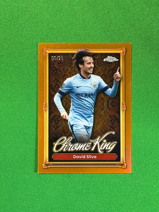 David Silva Numbered Parallel 6/25 - Topps Premier League 2026