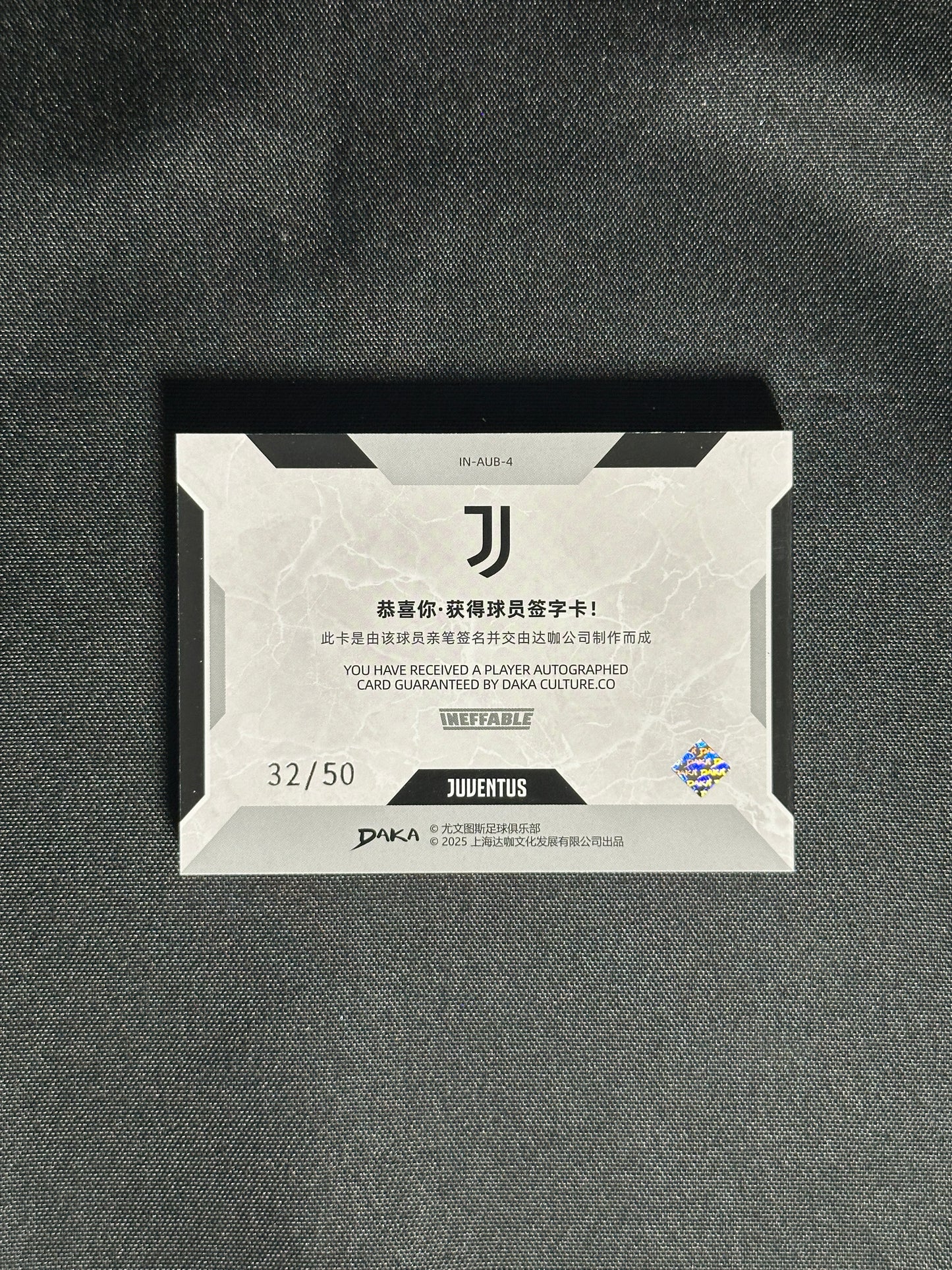 David Trezeguet Autograph Booklet 32/50 - DAKA Juventus 2024/25