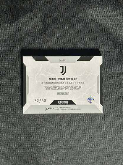 David Trezeguet Autograph Booklet 32/50 - DAKA Juventus 2024/25