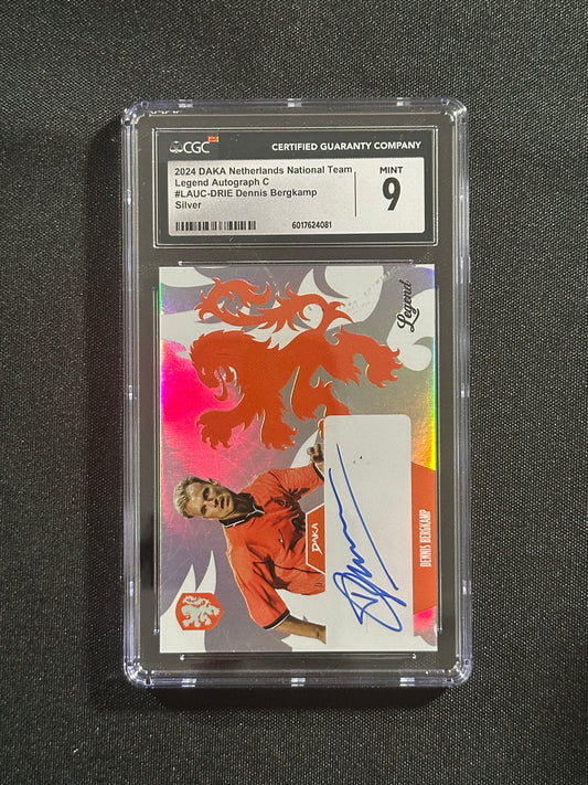 Dennis Bergkamp Autograph 16/40 CGC9 - DAKA Netherlands 2024