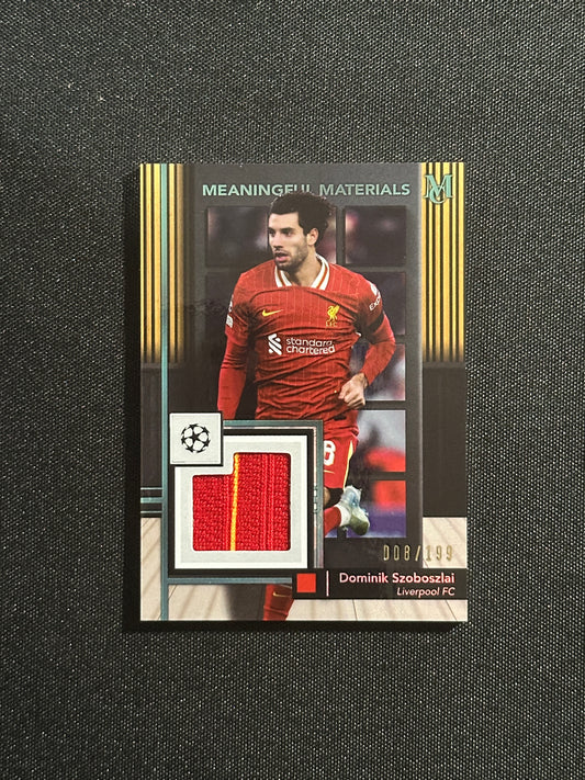 Dominik Szoboszlai Patch 008/199 - Topps UCC Museum 2024/25