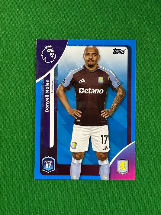 Donyell Malen Blue Parallel Base - Topps Premier League 2026