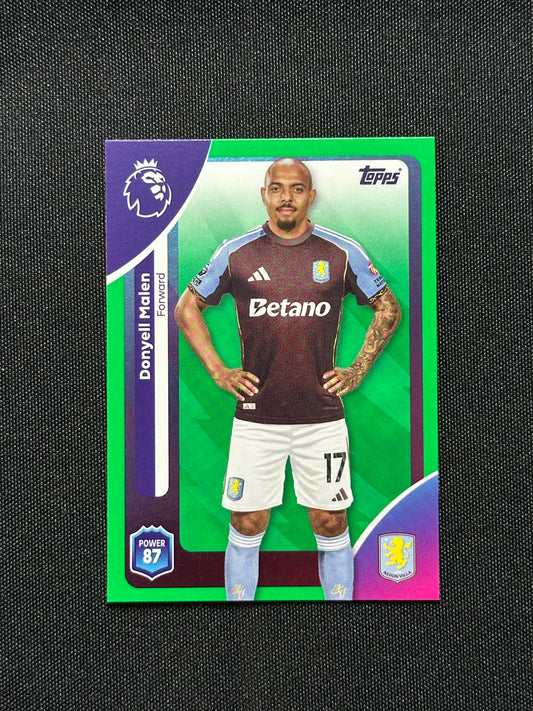 Donyell Malen Green Parallel Base - Topps Premier League 2026