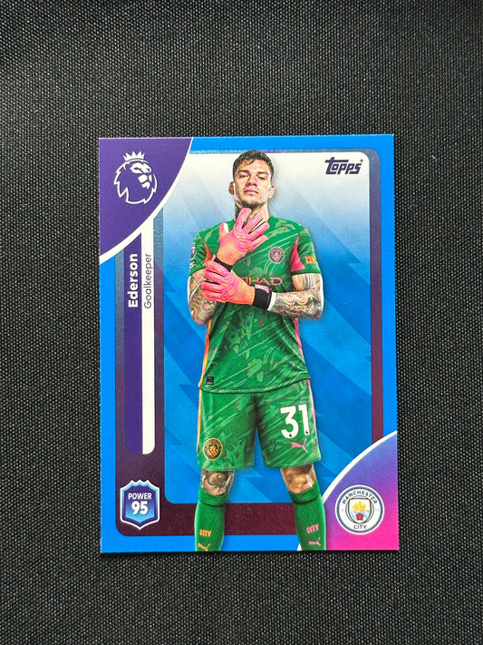 Ederson  Blue Parallel Base - Topps Premier League 2026