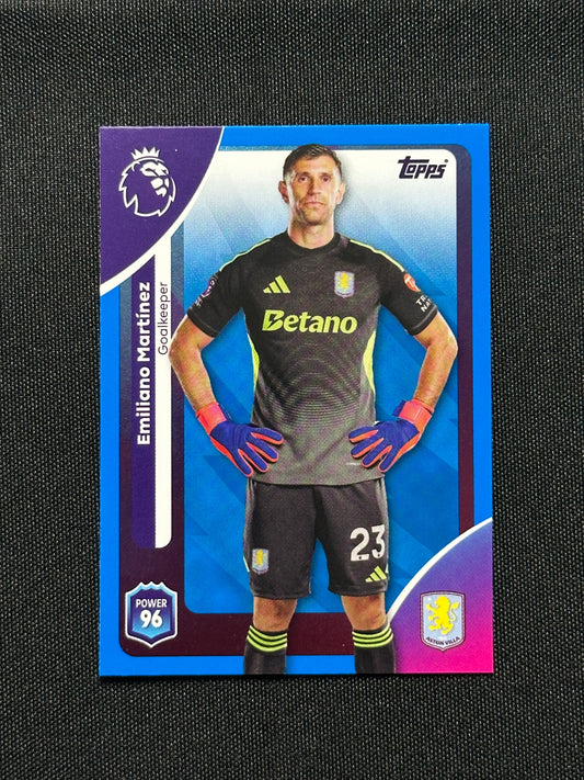 Emiliana Martinez Blue Parallel Base - Topps Premier League 2026