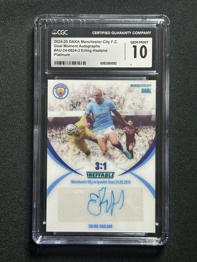 Erling Haaland Autograph 1/1 - Daka Manchester City One & Two 2024/25