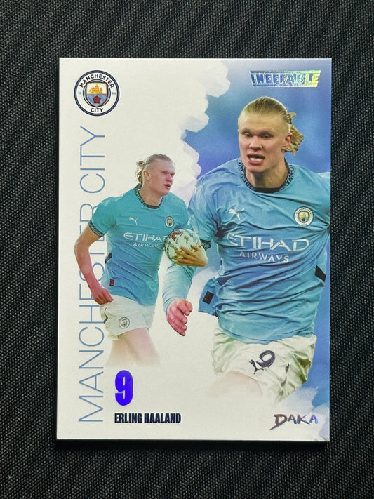 Erling Haaland Numbered Parallel 034/199 - Daka Manchester City One & Two 2024/25