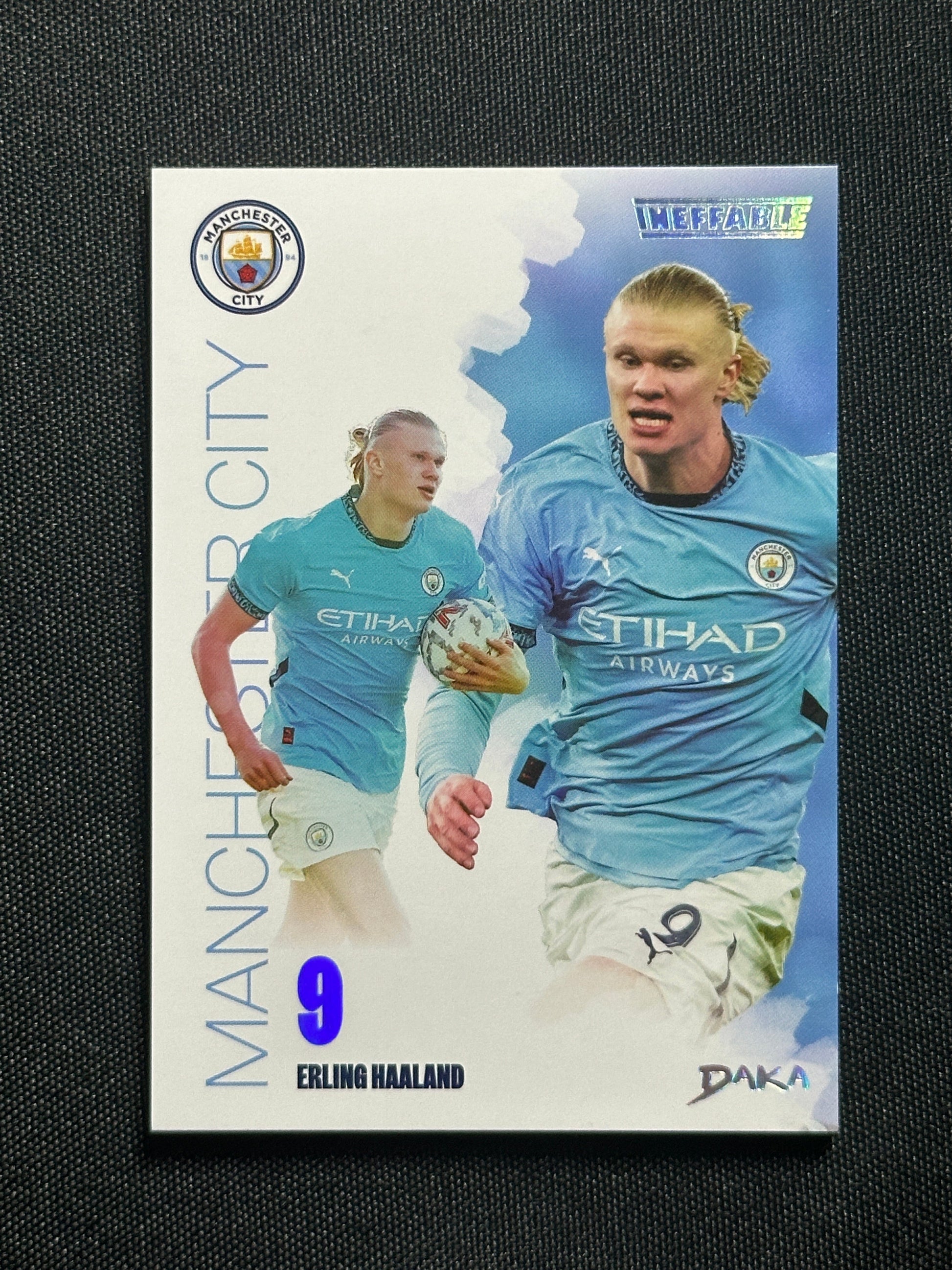 Erling Haaland Numbered Parallel 096/199 - Daka Manchester City One & Two 2024/25