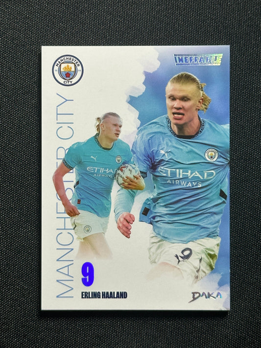 Erling Haaland Numbered Parallel 096/199 - Daka Manchester City One & Two 2024/25