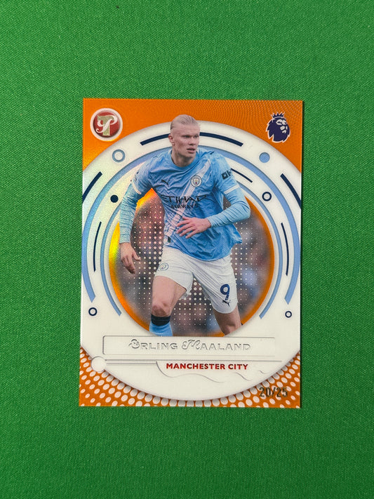 Erling Haaland Parallel 20/25 Manchester City Topps PL Pristine 2025/26 football card