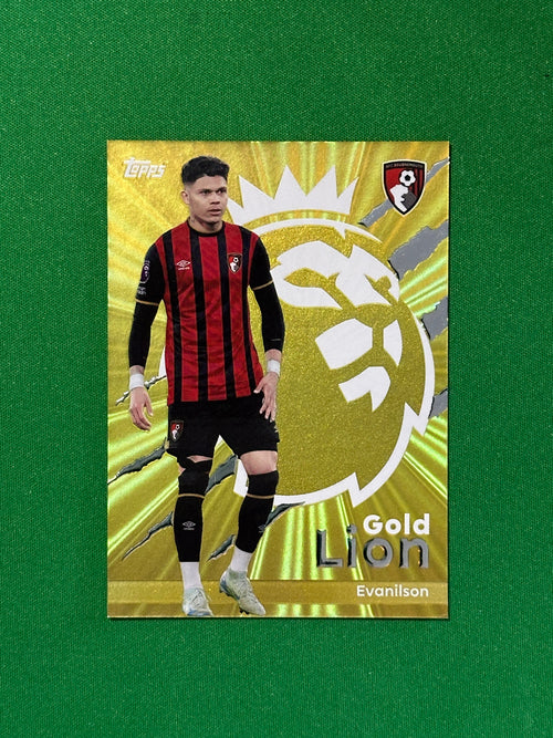 Evanilson Gold Lion - Topps Premier League 2026