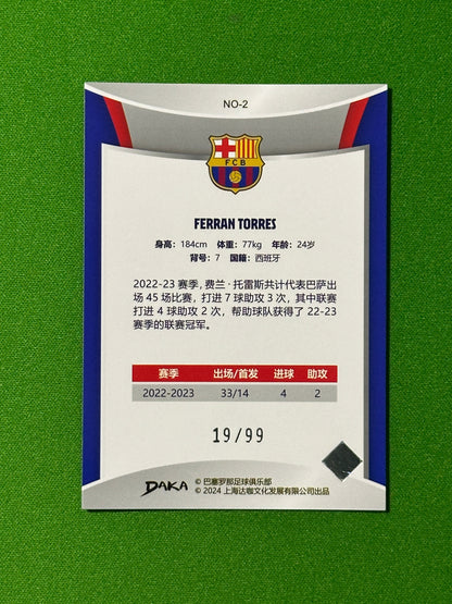 Ferran Torres 19/99 - DAKA Barcelona One & Two 2023-24