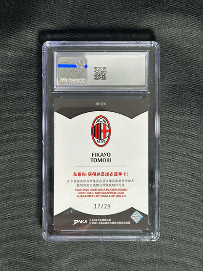 Fikayo Tomori Autograph Patch 17/29 - DAKA AC Milan 2023/24