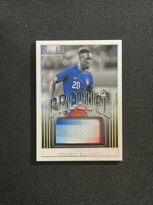 Folarin Balogun Patch 49/55 - Panini Noir 2024/25