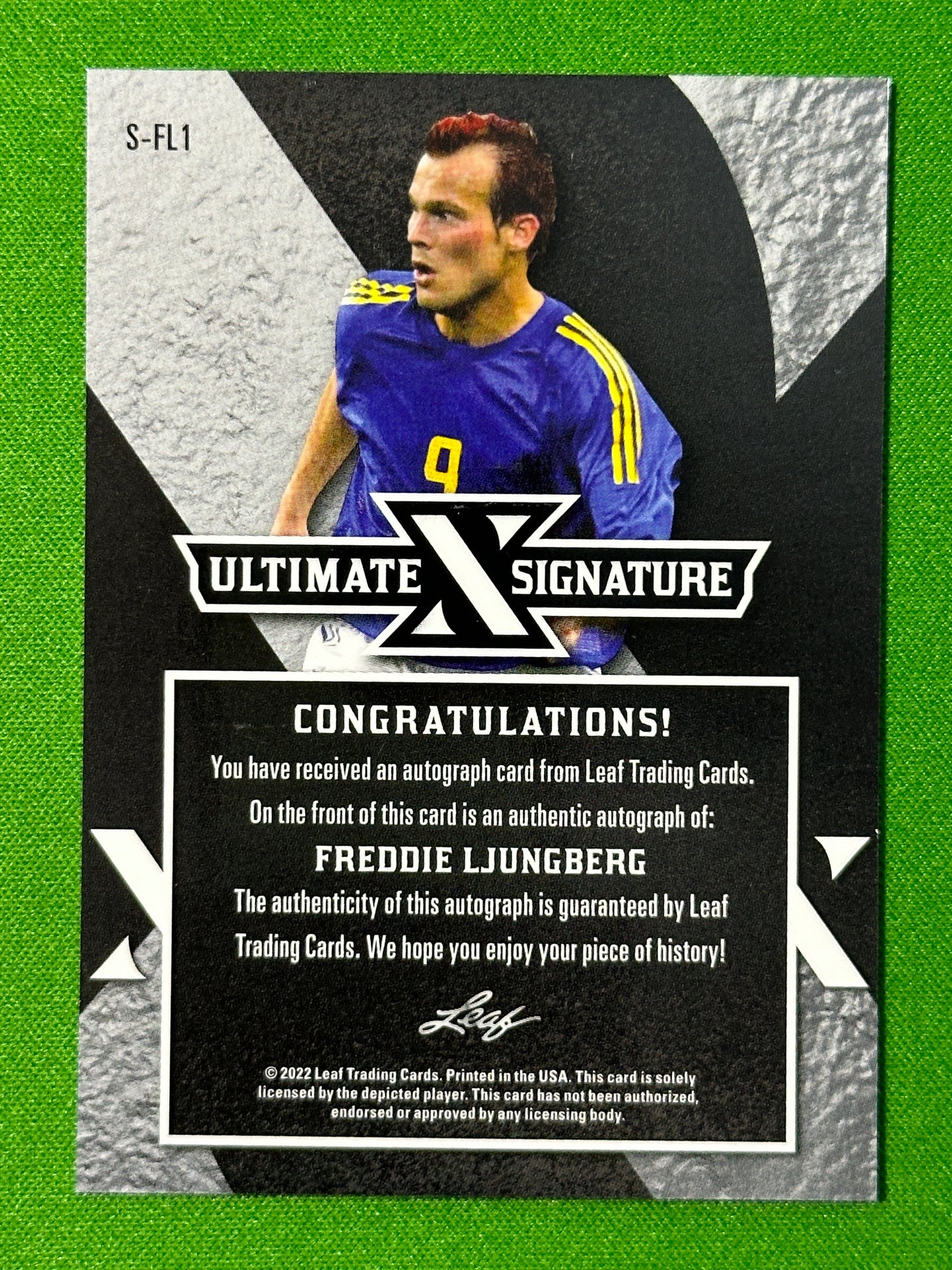 Freddie-Ljungberg-Autograph-08-12-Leaf-Ultimate-Soccer-20223