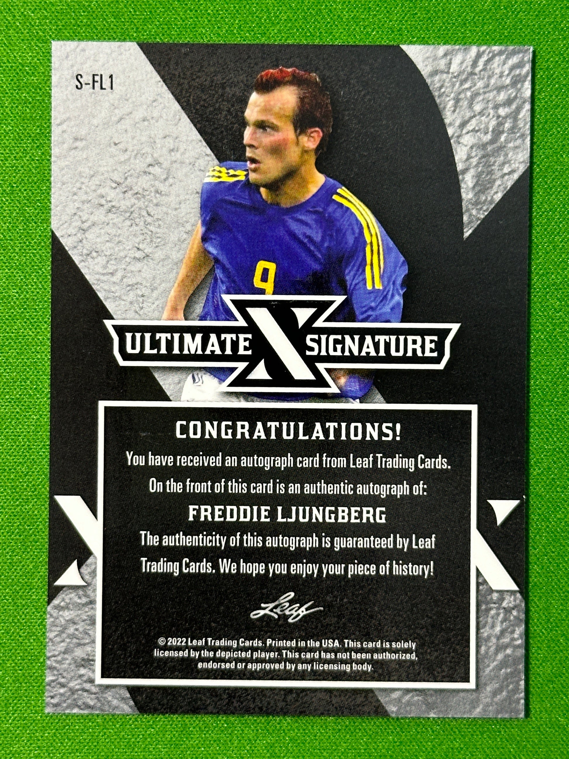 Freddie-Ljungberg-Autograph-08-12-Leaf-Ultimate-Soccer-20223