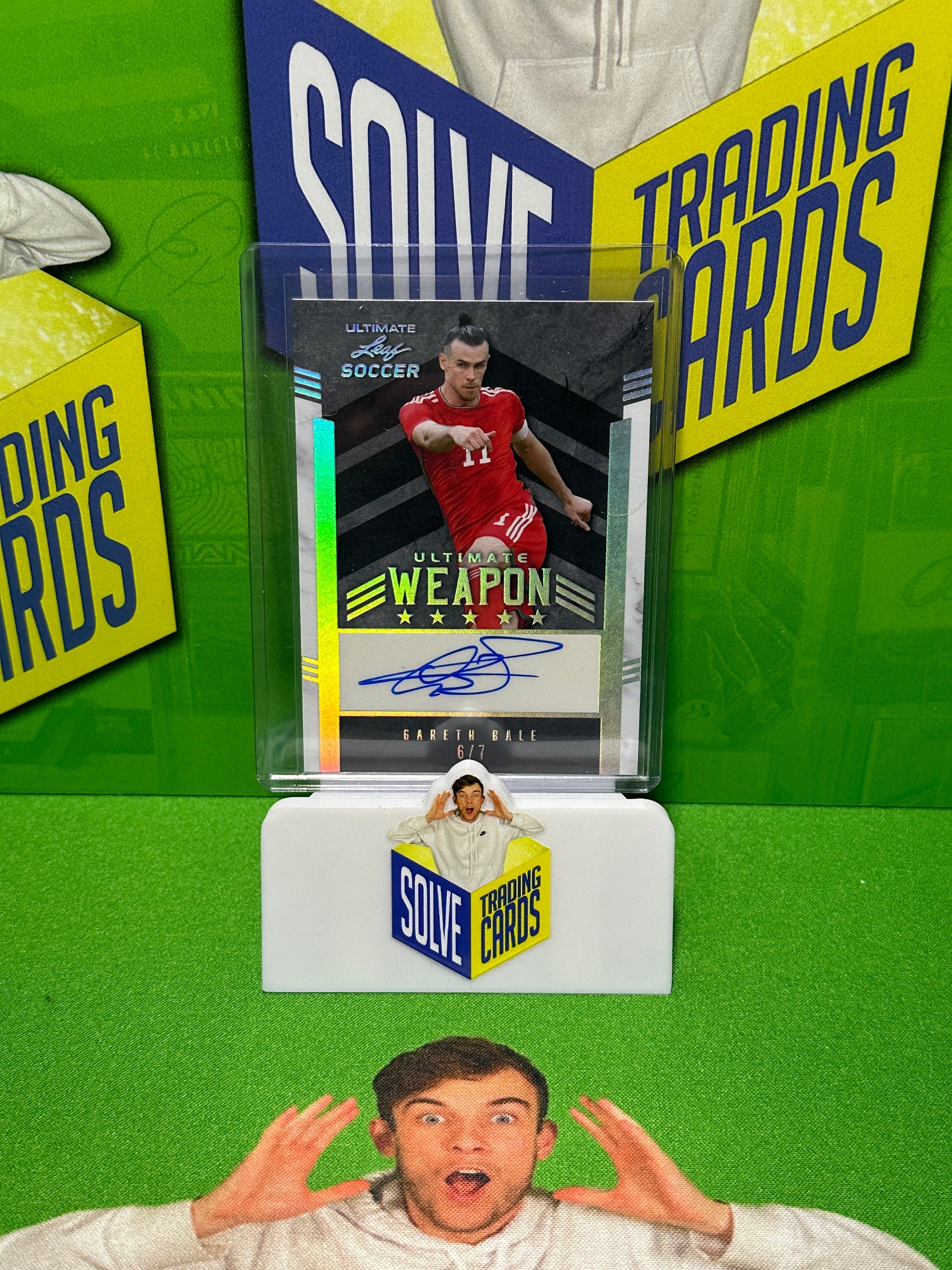 Gareth Bale Autograph 6/7 - Leaf Ultimate Soccer 2022