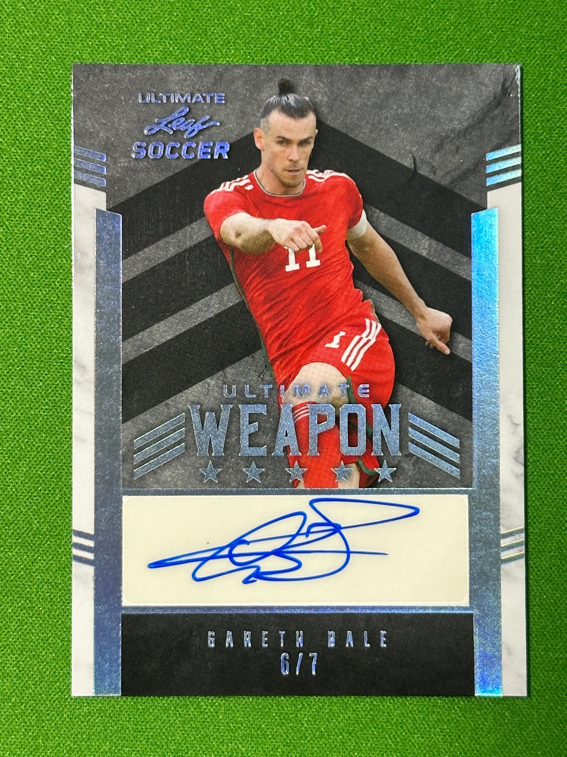 Gareth Bale Autograph 6/7 - Leaf Ultimate Soccer 2022 2