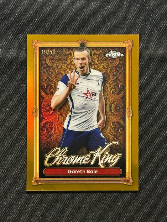 Gareth Bale Chrome King 19/50 - Topps Premier League 2026