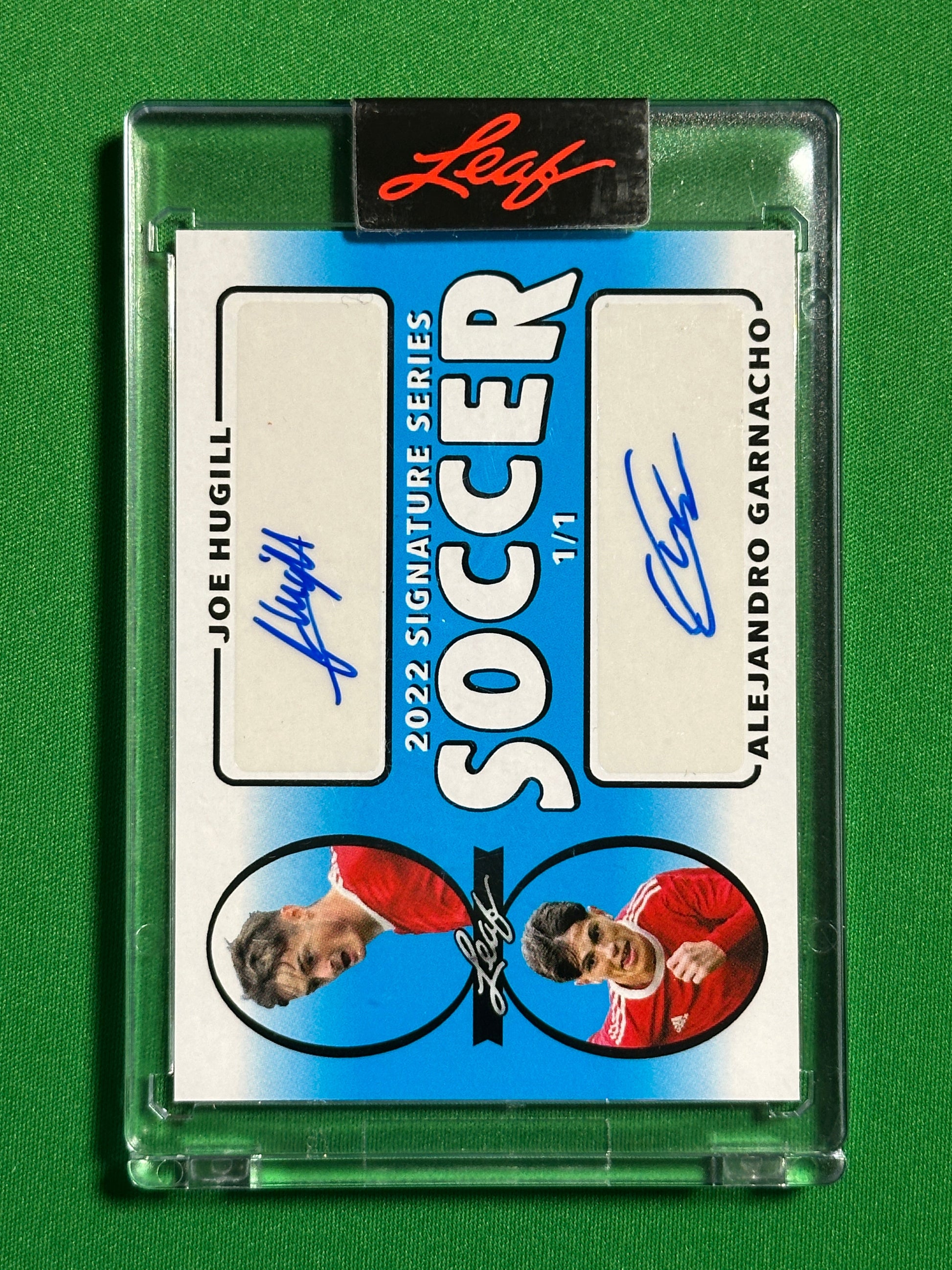 Garnacho & Hugill 1/1 One of One - Leaf Signature Series 2022 Front