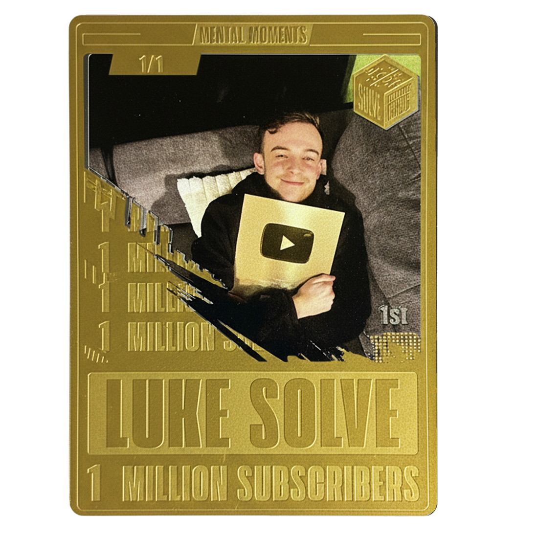 Carta coleccionable única Gold Luke Solve