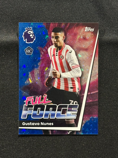 Gustavo Nunes Numbered Parallel 115/150 - Topps Premier League 2026