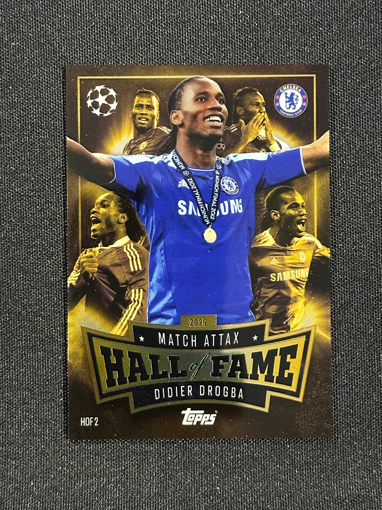 HOF 2 Didier Drogba Chelsea Hall of Fame - Topps Match Attax 2025/26