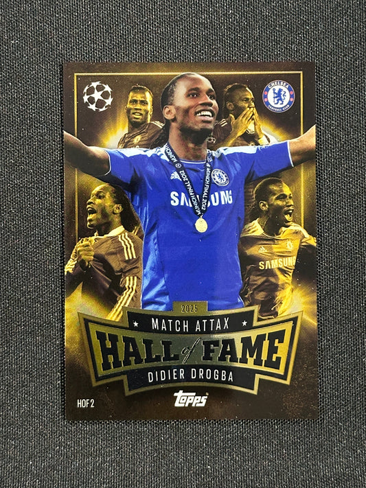 HOF 2 Didier Drogba Chelsea Hall of Fame - Topps Match Attax 2025/26