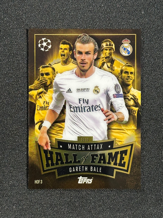 HOF 3 Gareth Bale Real Madrid Hall of Fame - Topps Match Attax 2025/26