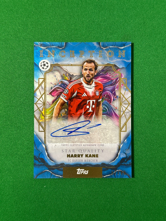 Harry Kane Autograph 17/49 FC Bayern München Topps PL Inception 2025/26 football card