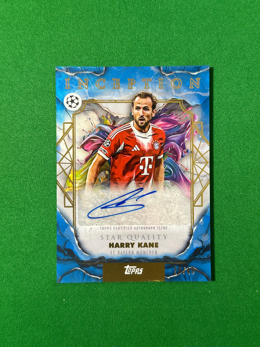 Harry Kane Autograph 29/49 FC Bayern München Topps PL Inception 2025/26 football card