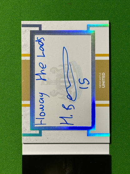 Harvey Barnes Inscription Booklet Autograph 08/22 - DAKA Newcastle 2023-24