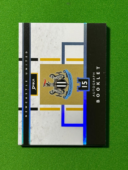Harvey Barnes Inscription Booklet Autograph 08/22 - DAKA Newcastle 2023-24