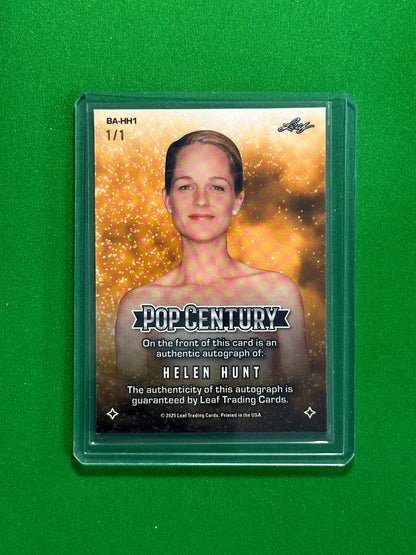 Helen Hunt Autograph 1/1 - Leaf Pop Century 2025