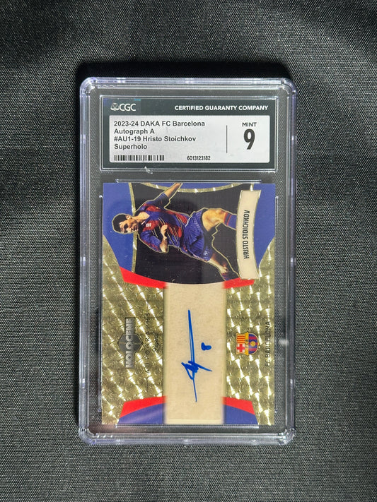 Hristo Stoichkov Autograph 1/1 - DAKA Barcelona 2023/24