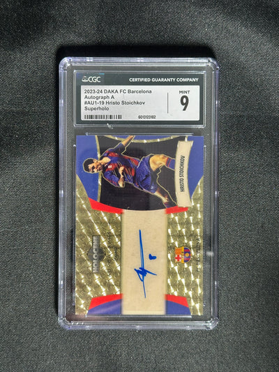 Hristo Stoichkov Autógrafo 1/1 - DAKA Barcelona 2023/24