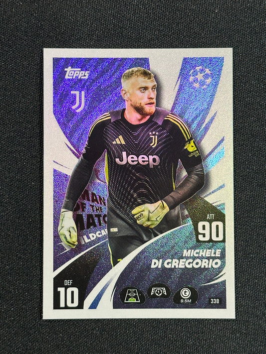 338 Michele Di Gregorio Juventus Base - Topps Match Attax 2025/26