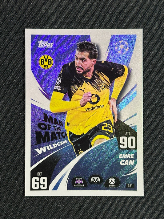 331 Emre Can Borussia Dortmund Base - Topps Match Attax 2025/26