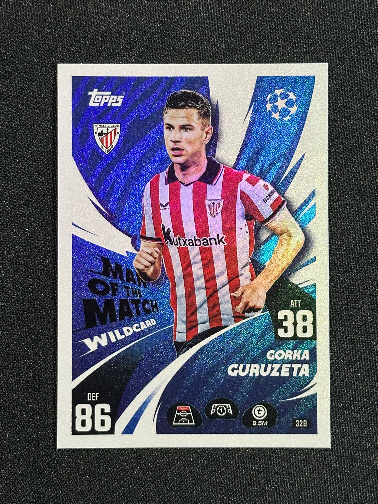 328 Gorka Guruzeta Athletic Club Base - Topps Match Attax 2025/26