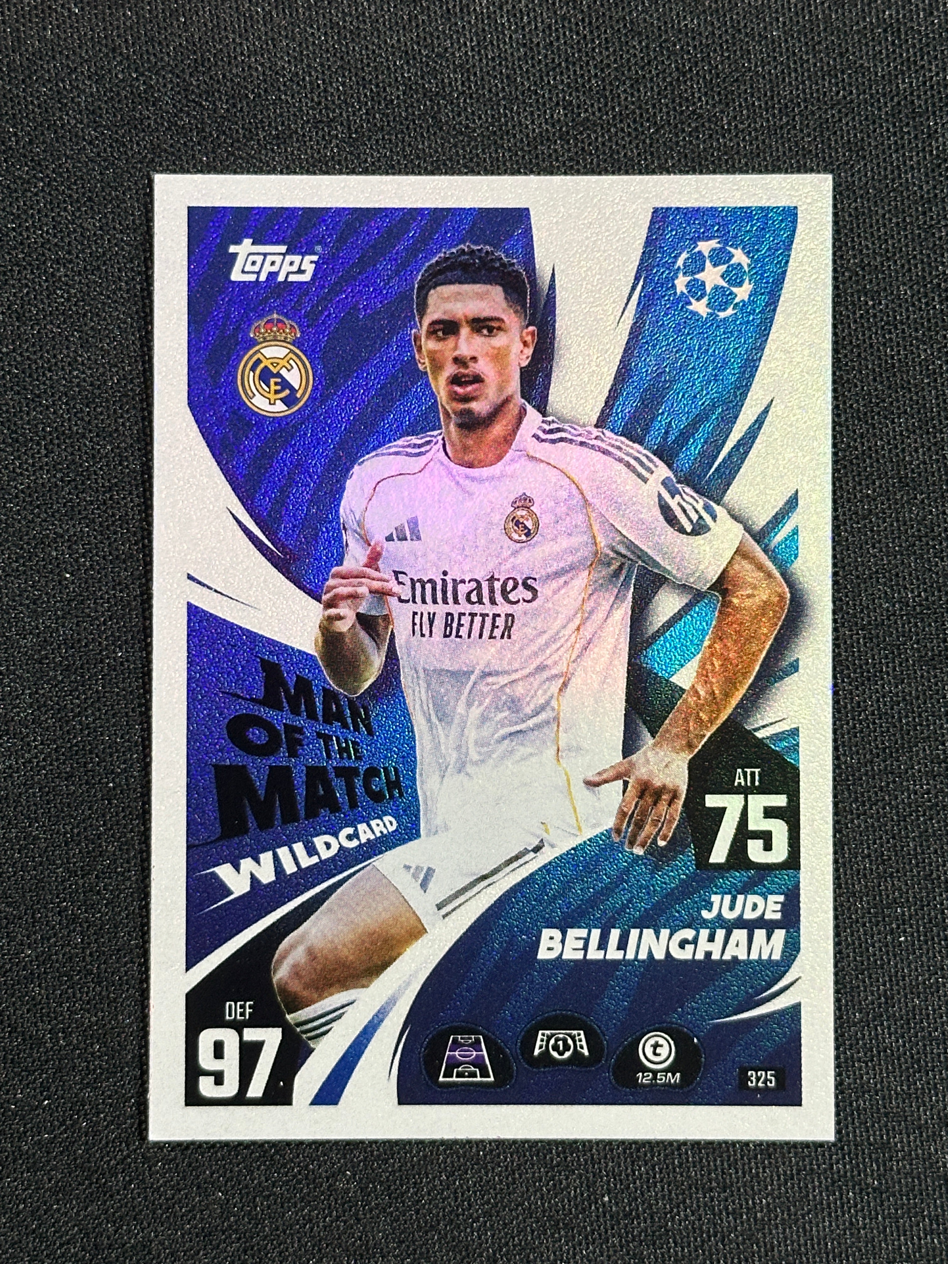 325 JUDE BELLINGHAM (REAL MADRID) 2023-24 TOPPS MERLIN 325 JUDE BELLINGHAM (REAL MADRID) 2023-24 TOPPS MERLIN