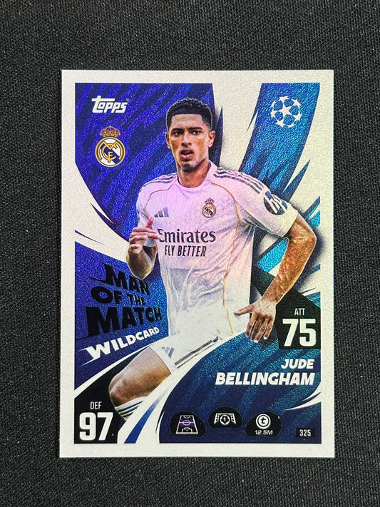 325 Jude Bellingham Real Madrid Base - Topps Match Attax 2025/26