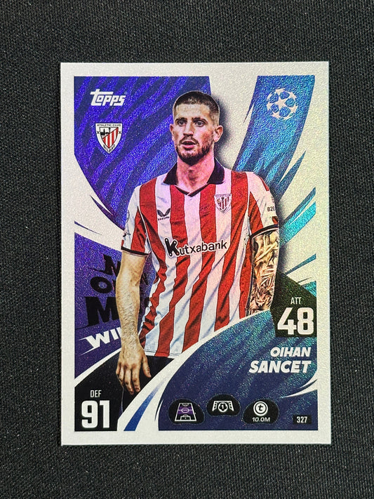 327 Oihan Sancet Athletic Club Base - Topps Match Attax 2025/26