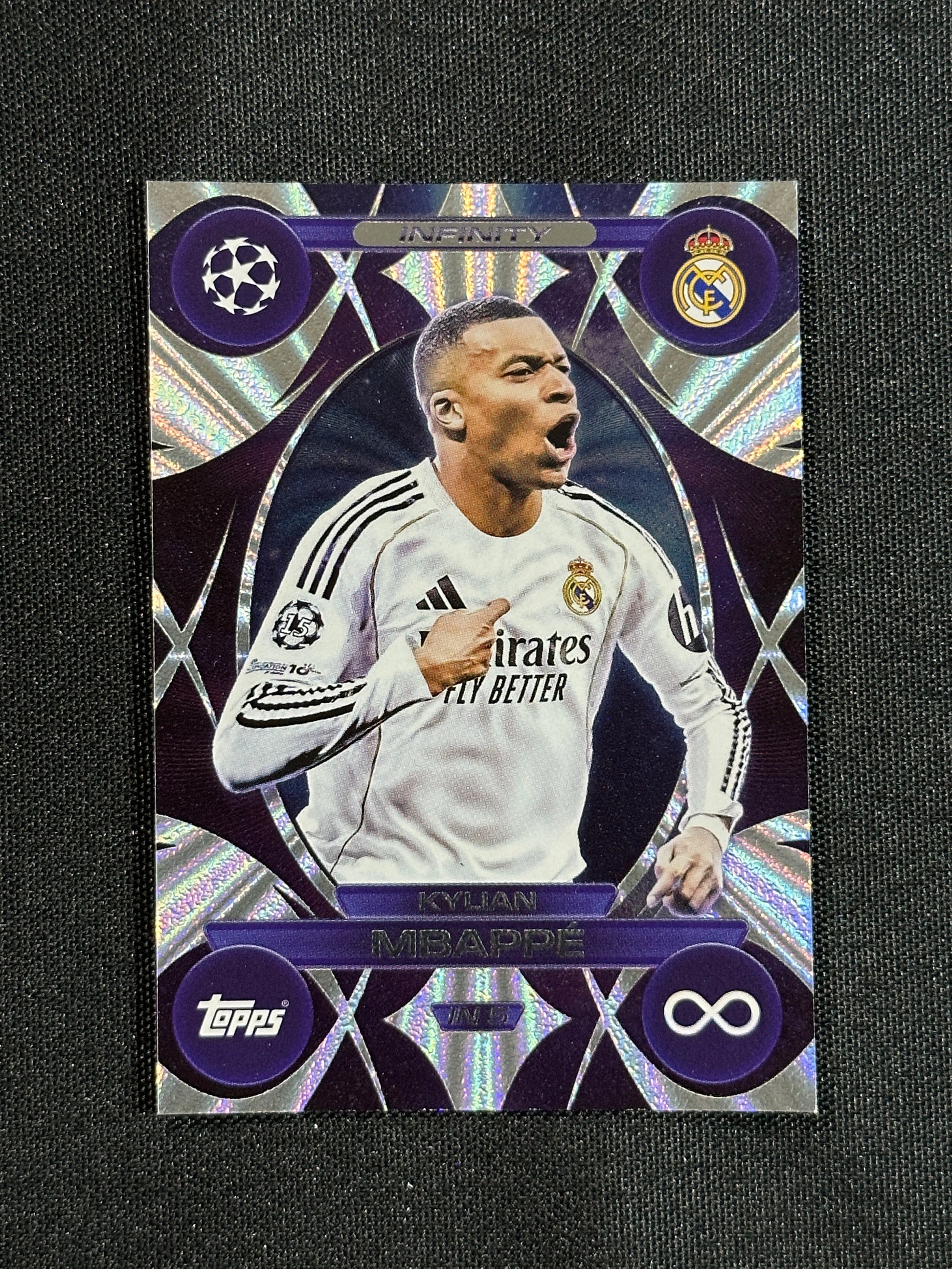 IN 5 Kylian Mbappé Real Madrid Infinity - Topps Match Attax 2025/26