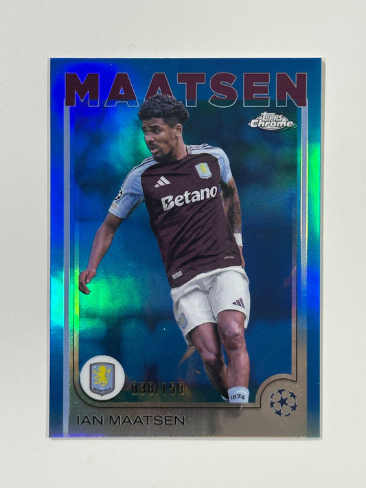 Ian Maatsen Numbered Parallel 38/150 - Topps Chrome 2024/25