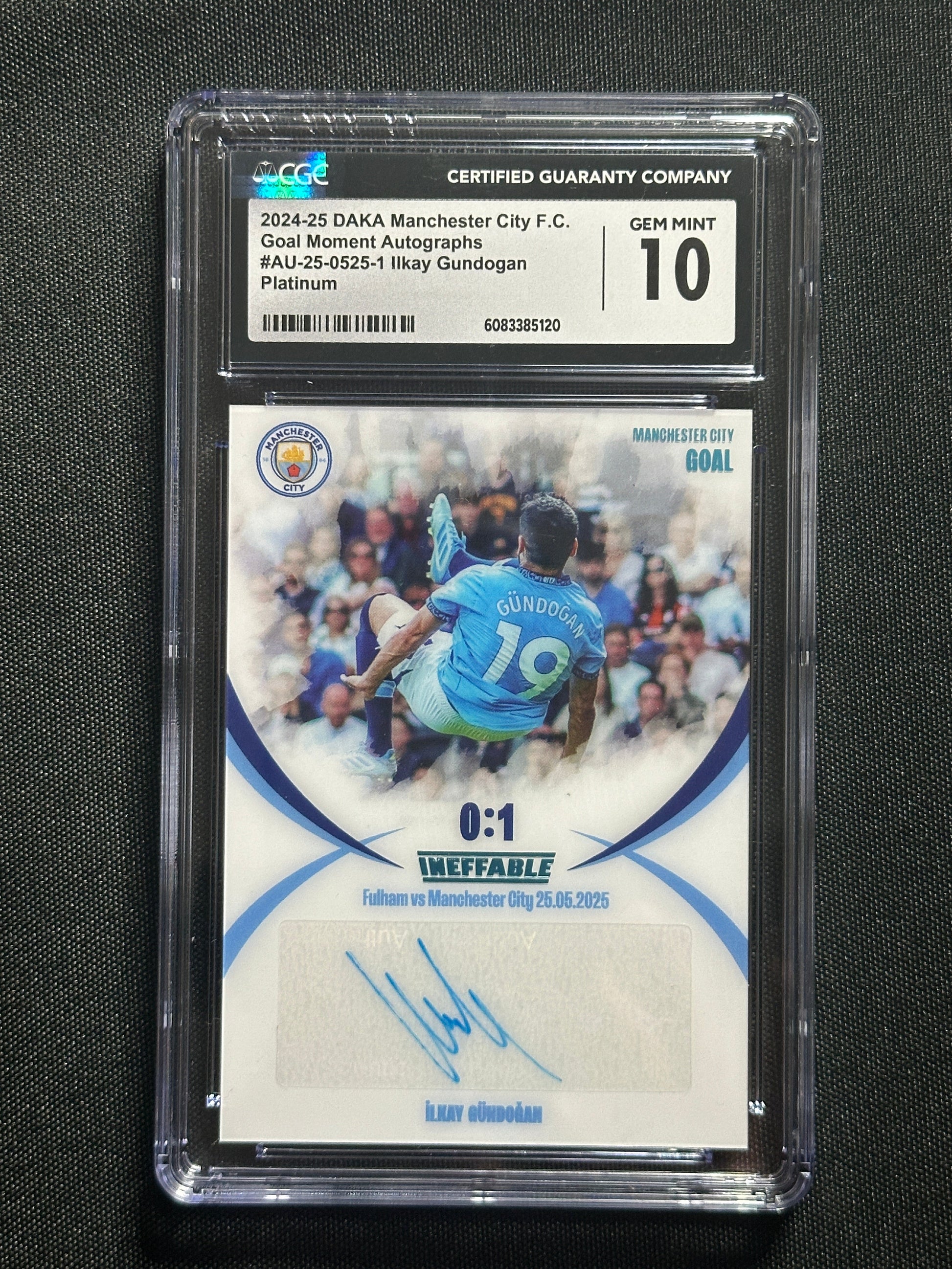 Ilkay Gundogan Autograph 1/1 - Daka Manchester City One & Two 2024/25