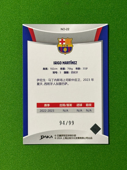 Inigo Martinez 94/99 - DAKA Barcelona One & Two 2023-24