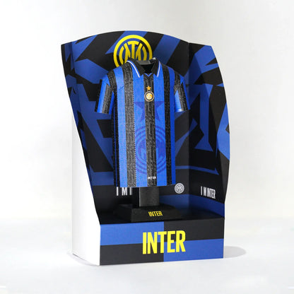 Inter milan retro shirt on display stand