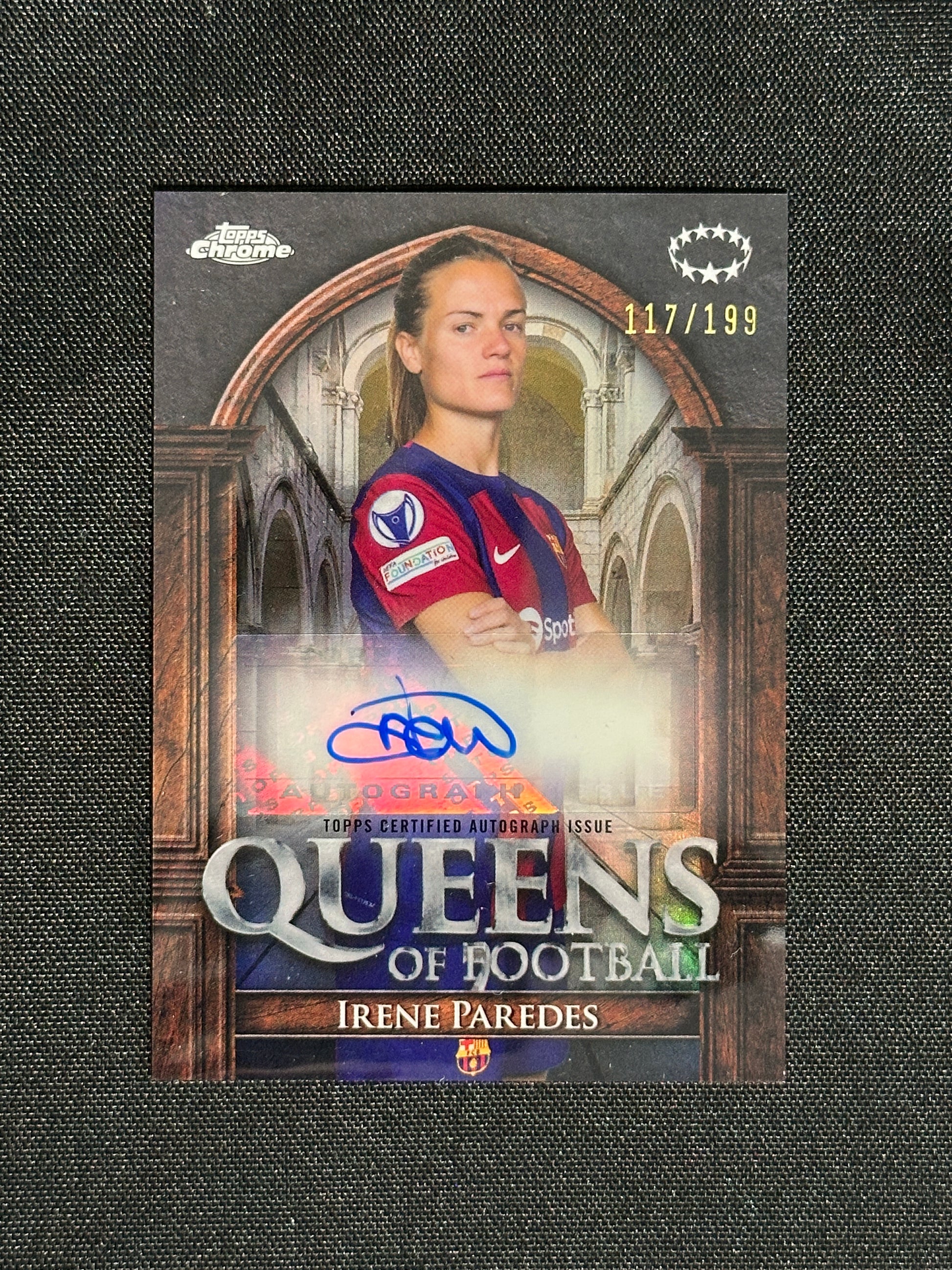 Irene Paredes Autograph 117/199 - Topps Women's Chrome 2023/24